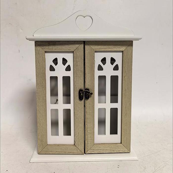 ESTHETI home Kleidothiki Xulogupti Lefki/Kafe 21.5x7x29.5cm 752-11014