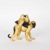 ESTHETI home Epitrapezio Diakosmitiko ''Maϊmou me Papaglous'' Xruso/Mavro 15x7x14.5cm 752-11581