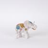 ESTHETI home Elefantas Resin Lefkos me Louloudia 15x6.5x12cm 752-11620
