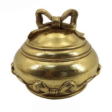 ESTHETI home Μπιζουτιέρα Resin Χρυσή Φ14x11.2cm 752-17069