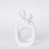 ESTHETI Figura diakosmitiki poluresinis Zevgri lefko 10.5x8x18ek 752-27166