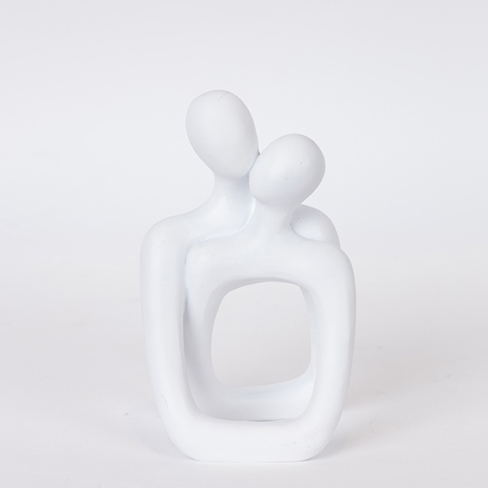 ESTHETI Figura diakosmitiki poluresinis Zevgri lefko 10.5x8x18ek 752-27166