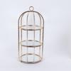 ESTHETI home Diorofi Ornterbiera Metalliki Xrusi me Kathrepti F23x51cm 754-11026