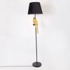 ESTHETI home Epidapedio Fotistiko ''Papaglos'' Resin Xruso/Mavro me Beloudino Kapelo E27 F24.5x163cm 757-11010