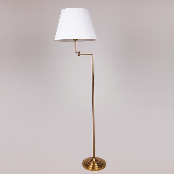 ESTHETI home Epidapedio Fotistiko Metalliko Xruso me Lefko Kapelo 1xE27 35x160cm 757-11026