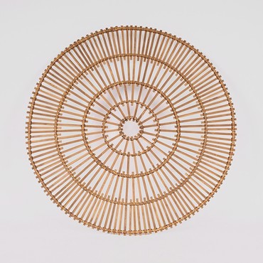 ESTHETI home Διακοσμητικό Τοίχου Ξύλινο Φυσικό Φ91.5x2cm 812-40001