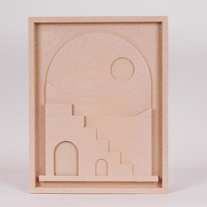 ESTHETI home Diakosmitiko Toixou ''Spiti'' Xulino Bez 40x3x50.8cm 812-40003