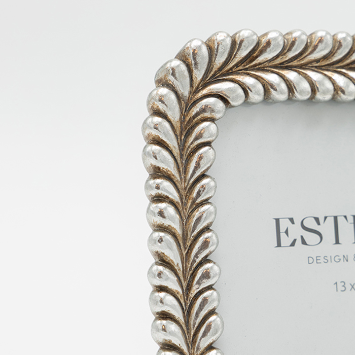 ESTHETI home Korniza Plexouda (13x18xm) Resin Antike Asimi 16.5x2x21.5cm 815-00105