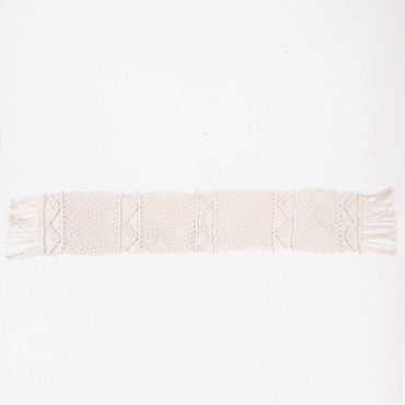 ESTHETI home Ράνερ Μακραμέ Μπεζ 30x150cm 817-50001