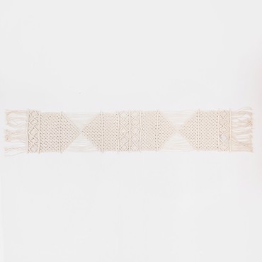 ESTHETI home Ράνερ Μακραμέ Μπεζ 30x150cm 817-50002