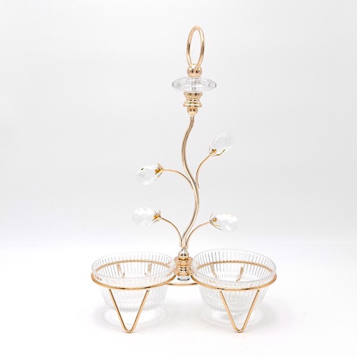 ESTHETI home Ornterbiera Gyalini/Metalliki Xrusi 25x11x37cm 819-00258