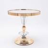ESTHETI home Tourtiera me Basi Metalliki Xrusi me Kathrepti F25x25cm 819-00263