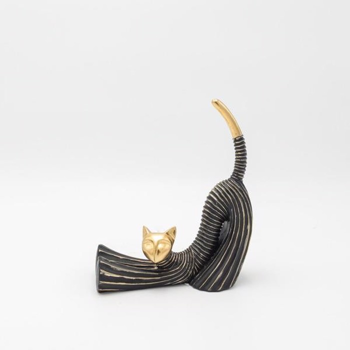 ESTHETI home Gta Resin Mavri/Xrusi 18.5x8x21.5cm 819-01398