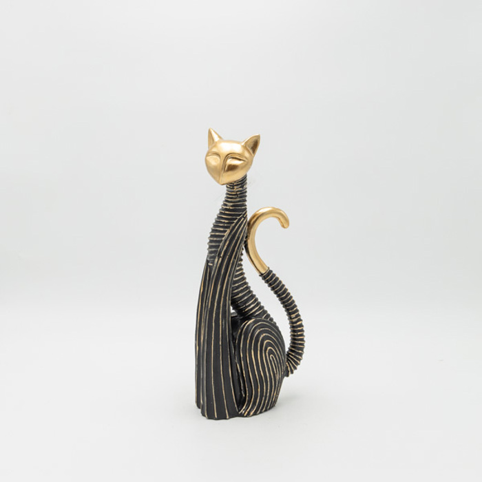 ESTHETI home Gta Resin Mavri/Xrusi 13x7.5x30.5cm 819-01400