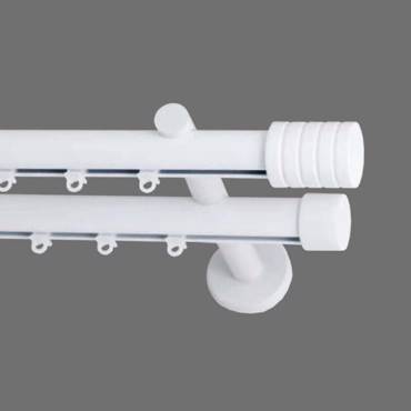 Frans Σιδηρόδρομος Διπλός Athens Bar Φ25 Λευκός