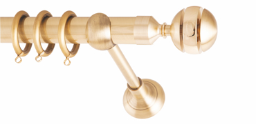 Frans Κουρτινόξυλο Φ25 Amore Oro Mat