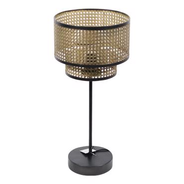 Fylliana Επιτραπέζιο Φωτιστικό FL1268 Μεταλλικό Μπρονζέ Μονόφωτο Ε27 Φ28x61cm 167-223-001