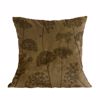 InTheBox - Maison PEONY Diakosmitiko Maxilari apo Beloudo Meli/Kafe 45x45cm 025336