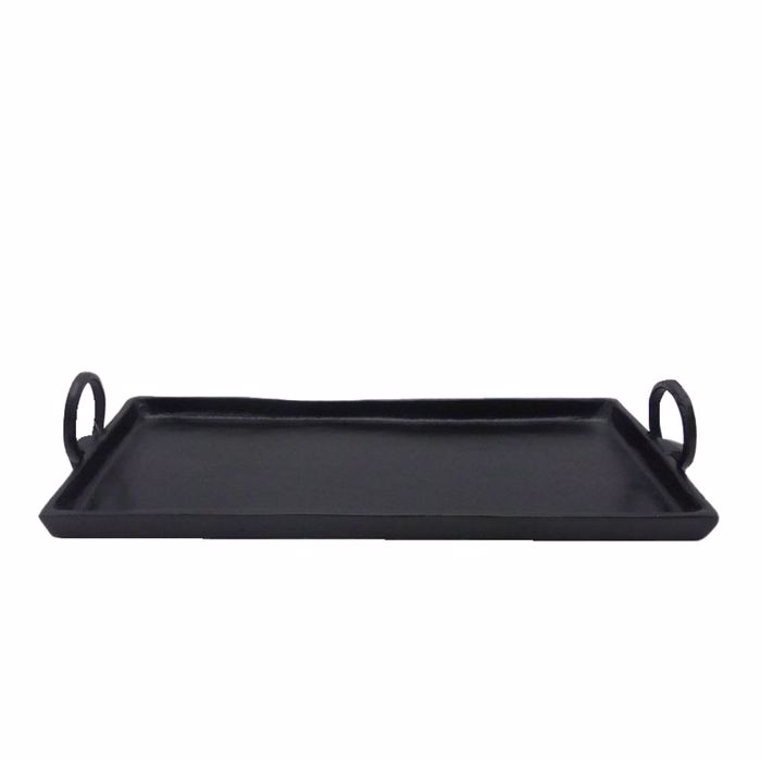 InTheBox - Maison ANGOLO Diakosmitikos Diskos Alouminiou Mavros 50x19x3cm 028998