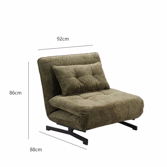 Liberta - Maison ESCADA Poluthrona Anadiploumeni Ladi 92x88x86cm 01-3646
