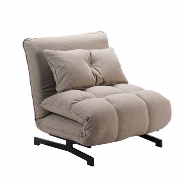 Liberta - Maison TESSERA Πολυθρόνα Αναδιπλούμενη Taupe 86x86x83cm 01-3648