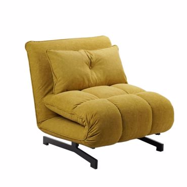 Liberta - Maison TESSERA Πολυθρόνα Αναδιπλούμενη Μουσταρδί 86x86x83cm 01-3650
