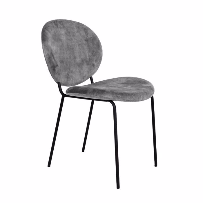 Liberta - Maison BEETLE Καρέκλα Silver 60.5x54x84.5cm 03-0910 Liberta - Maison BEETLE Karekla Silver 60.5x54x84.5cm 03-0910