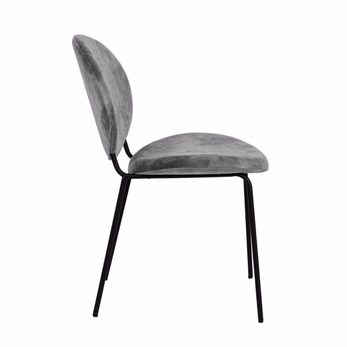 Liberta - Maison BEETLE Καρέκλα Silver 60.5x54x84.5cm 03-0910 Liberta - Maison BEETLE Karekla Silver 60.5x54x84.5cm 03-0910
