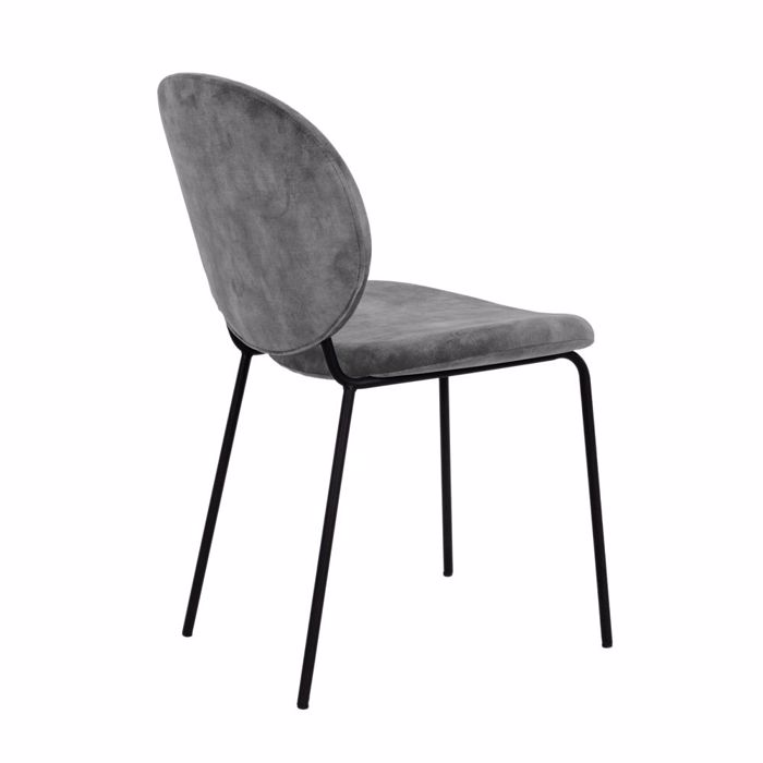 Liberta - Maison BEETLE Καρέκλα Silver 60.5x54x84.5cm 03-0910 Liberta - Maison BEETLE Karekla Silver 60.5x54x84.5cm 03-0910