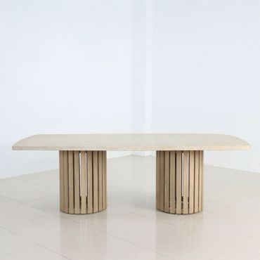 Liberta - Maison PORTO Τραπέζι Μπεζ 240x110x78cm 52-0002