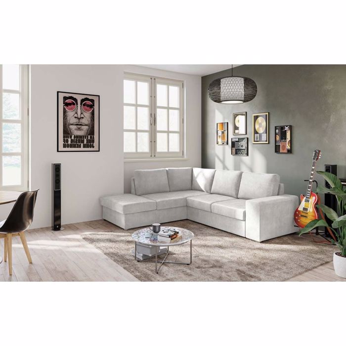 Liberta - Maison EDDI Kanapes Krebati me Aristeri Gnia Cream 248x213x90cm 70-0405