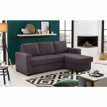 Liberta - Maison ALDO CRISTIANO Καναπές Κρεβάτι με Αναστρέψιμη Γωνία Γκρι 220x150x88cm 70-0408