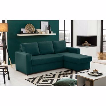Liberta - Maison ALDO CRISTIANO Καναπές Κρεβάτι με Αναστρέψιμη Γωνία Πράσινος 220x150x88cm 70-0410