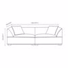 Liberta - Maison RULER Trithesios Kanapes Coffee 243x102x68cm 70-0435