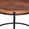 Liberta - Maison CELLINI Set ton 2 Coffee Table Karudi Anoixto/Mavro F70x43cm 04-1049