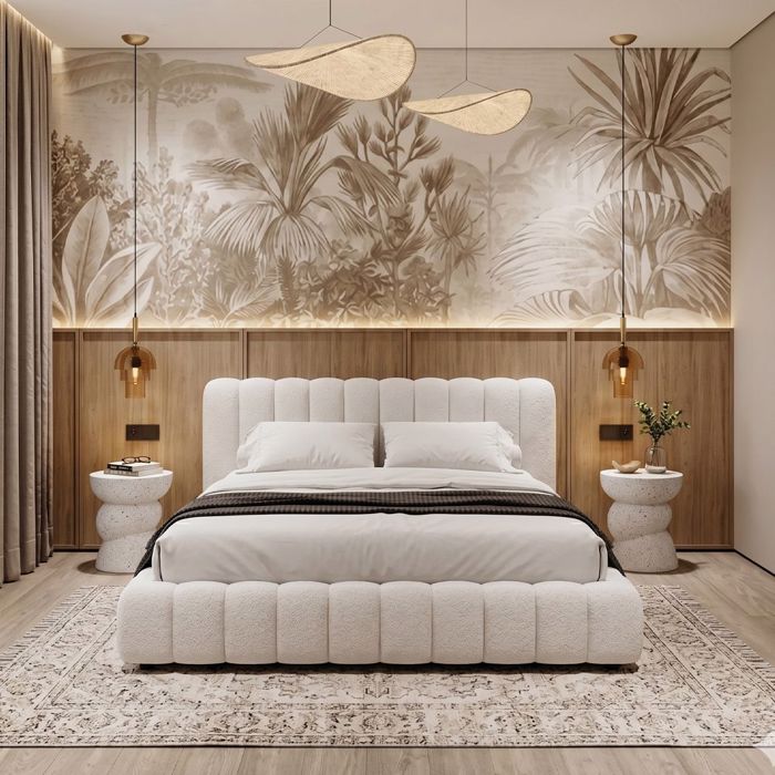 Liberta - Maison SAVAGIAR Krebati (Ga Stroma 160x200cm) Cream 210.5x220.5x109.7cm 40-0078