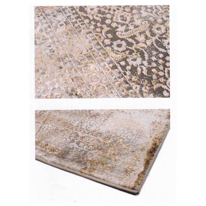 PERSIKA Xali 'Cresset' 6008A L. Grey/Gold se Diastaseis 160x230cm PRS030052