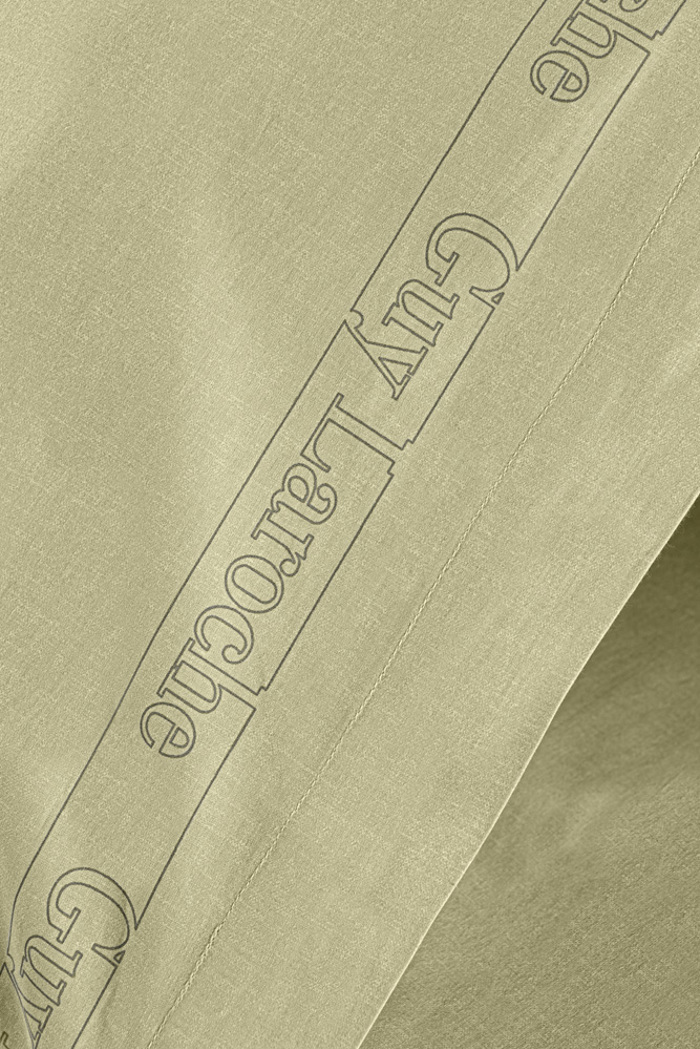 Guy Laroche uperdiplo Sentoni Easy Iron me Lastixo Color Plus Olive 160x200cm