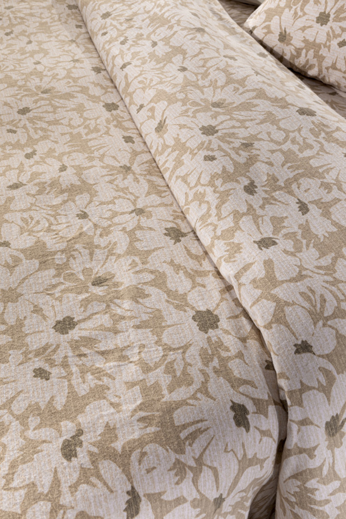 Guy Laroche Σετ με 2 σεντόνια μονά 170X265 και 1 μαξιλαροθήκη MARTIN ALMOND FLANNEL Guy Laroche Set me 2 sentonia mona 170X265 kai 1 maxilarothiki MARTIN ALMOND FLANNEL
