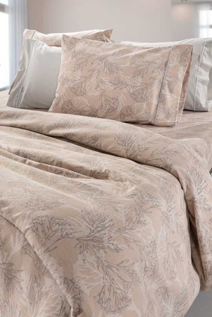 Guy Laroche Σετ με 2 σεντόνια μονά 170X265 και 1 μαξιλαροθήκη CARINA FLANNEL Guy Laroche Set me 2 sentonia mona 170X265 kai 1 maxilarothiki CARINA FLANNEL