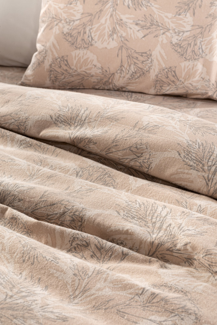 Guy Laroche Σετ με 2 σεντόνια μονά 170X265 και 1 μαξιλαροθήκη CARINA FLANNEL Guy Laroche Set me 2 sentonia mona 170X265 kai 1 maxilarothiki CARINA FLANNEL