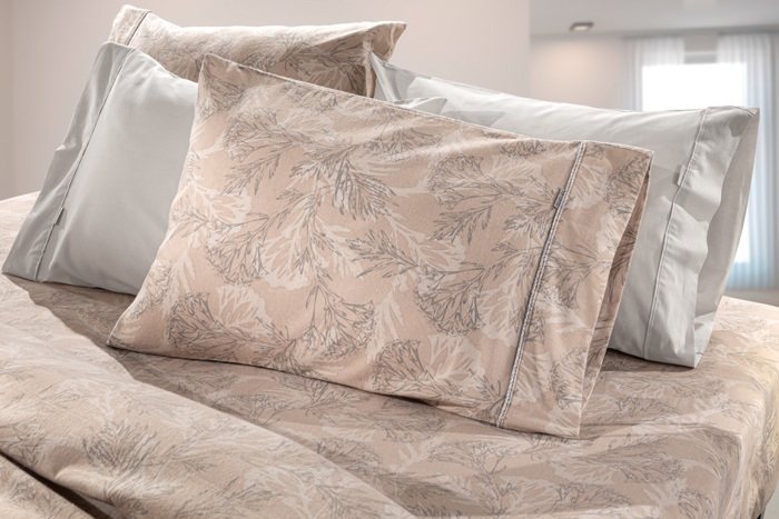 Guy Laroche Σετ με 2 σεντόνια μονά 170X265 και 1 μαξιλαροθήκη CARINA FLANNEL Guy Laroche Set me 2 sentonia mona 170X265 kai 1 maxilarothiki CARINA FLANNEL