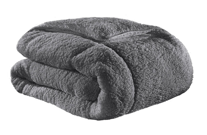 Guy Laroche Paploma uperdiplo MOUTON ANTHRACITE 220X240