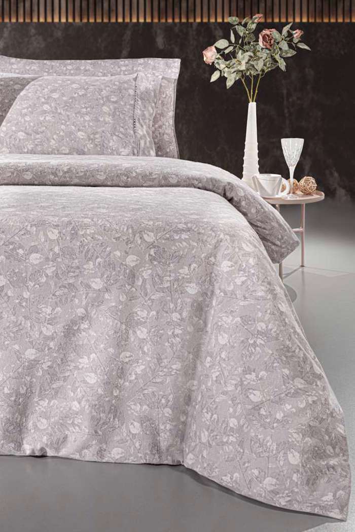 Guy Laroche Set Paplomatothiki kai Duo Maxilarothikes Eloide Melanze Flannel 225x245cm