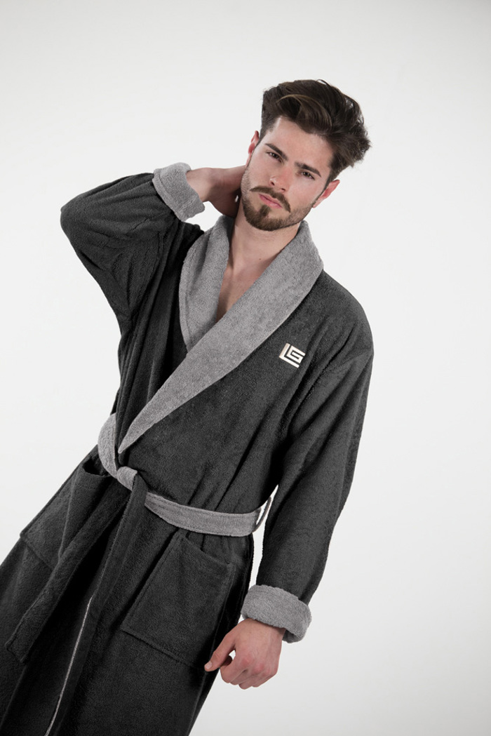 Guy Laroche Μπουρνούζι Duo Noir Medium Guy Laroche Bournouzi Duo Noir Medium
