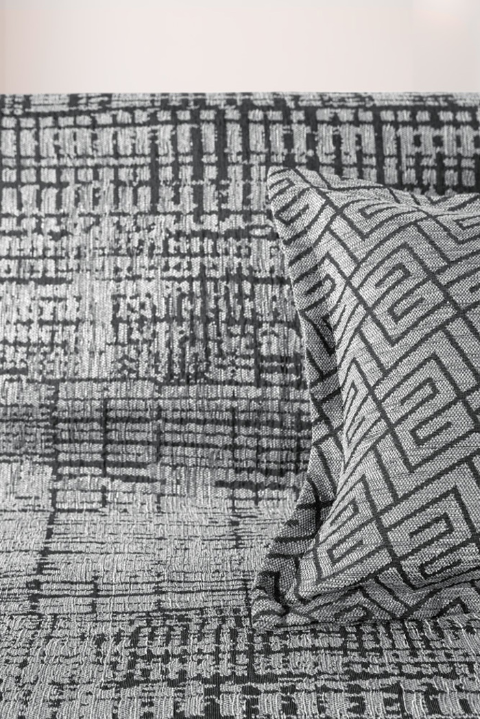 Guy Laroche Ριχτάρι Πολυθρόνας Melbourne Silver 180x150cm Guy Laroche Rixtari Poluthronas Melbourne Silver 180x150cm