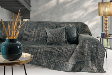 Guy Laroche Ριχτάρι Πολυθρόνας Melbourne Petrol 180x150cm