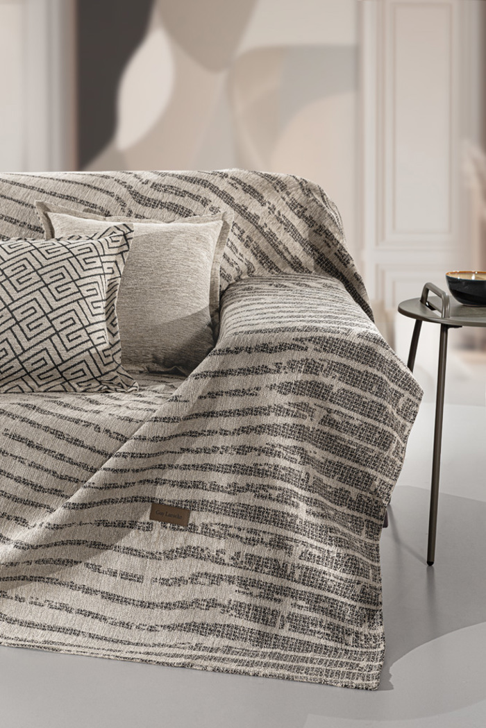 Guy Laroche Ριχτάρι Πολυθρόνας Sydney Natural 180x150cm Guy Laroche Rixtari Poluthronas Sydney Natural 180x150cm