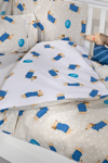 Saint Clair Set Brefika Sentonia 115x170cm kai Maxilarothiki 30x40cm Pet Blue