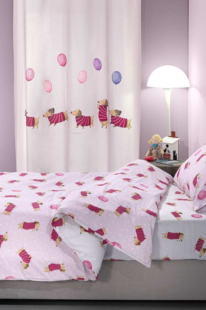 Saint Clair Set Paidika Sentonia 100x200cm me Maxilarothiki 50x70cm Pet Fuchsia (me Lastixo)